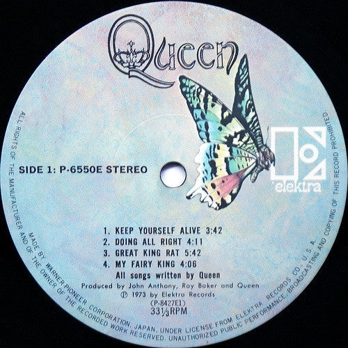 Queen - Queen (Vinyl, LP, Album, Reissue, Stereo)