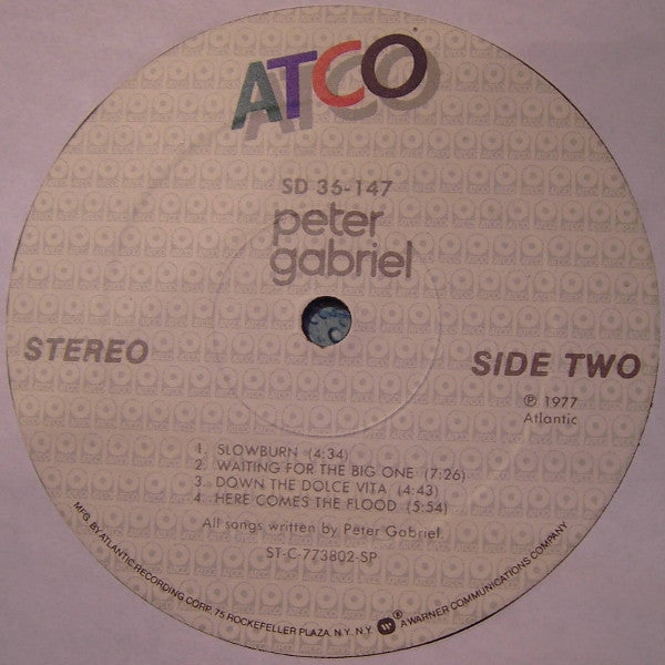 Peter Gabriel - Peter Gabriel (Vinyl, LP, Album, Reissue) Very Good (VG) / Very Good (VG)