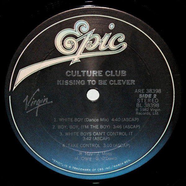Culture Club - Kissing To Be Clever (Vinyl, LP, Album, Stereo) Very Good (VG) / Very Good (VG)