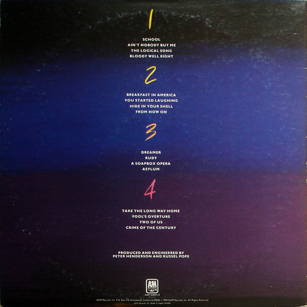 Supertramp - Paris (2xVinyl, LP, Album) Very Good Plus (VG+) / Very Good Plus (VG+)