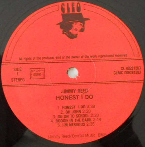 Jimmy Reed - Honest I Do (Vinyl, LP, Compilation, Stereo) Very Good (VG) / Very Good Plus (VG+)
