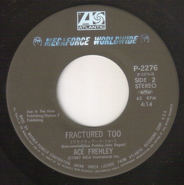 Ace Frehley - Into The Night (Vinyl, 7", 45 RPM, Single) Very Good (VG) / Very Good (VG)