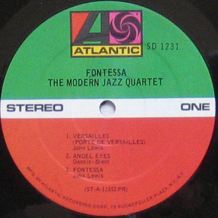 The Modern Jazz Quartet - Fontessa (Vinyl, LP, Album, Repress, Stereo) Good Plus (G+) / Very Good (VG)