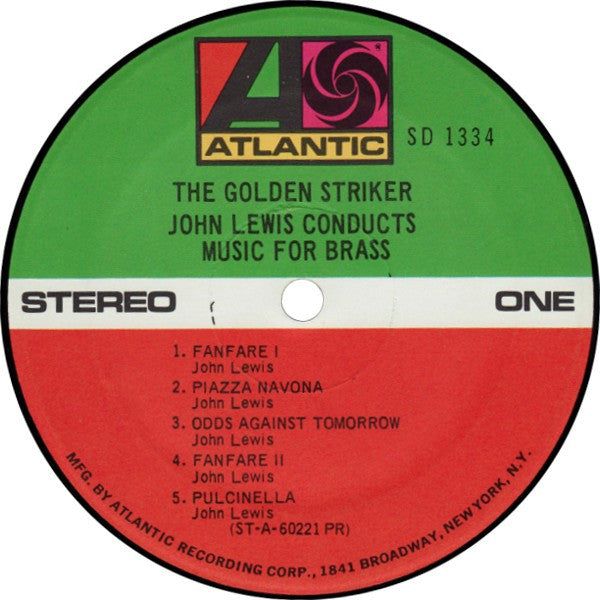 John Lewis (2) - The Golden Striker (Vinyl, LP, Album, Reissue, Stereo) Very Good (VG) / Very Good (VG)
