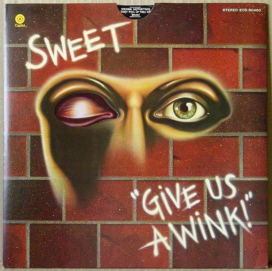 The Sweet - Give Us A Wink = 甘い誘惑 (Vinyl, LP, Album) Very Good Plus (VG+) / Very Good Plus (VG+)