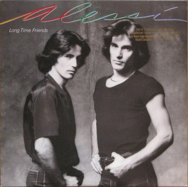 Alessi - Long Time Friends (Vinyl, LP, Album) Very Good (VG) / Very Good (VG)