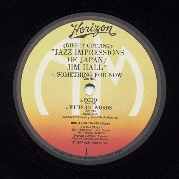 Jim Hall - Jazz Impressions Of Japan (Vinyl, LP, Album)
