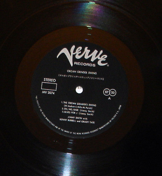 Jimmy Smith - Organ Grinder Swing (Vinyl, LP, Album, Reissue, Stereo)