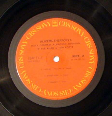 Billy Cobham - Alivemutherforya (Vinyl, LP, Album) Very Good Plus (VG+) / Very Good Plus (VG+)