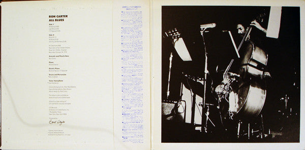 Ron Carter - All Blues (Vinyl, LP, Album) Very Good (VG) / Good Plus (G+)