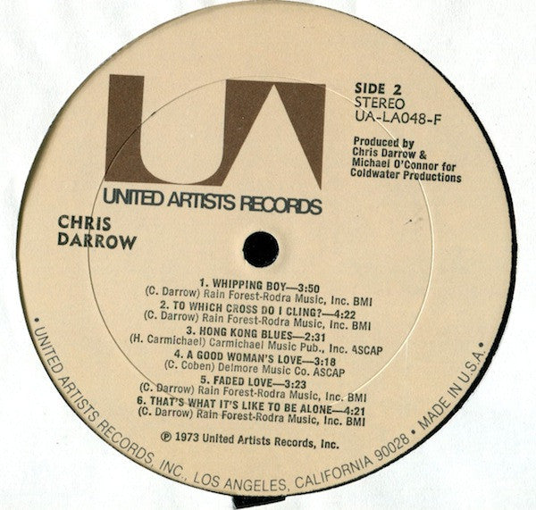 Chris Darrow - Chris Darrow (Vinyl, LP, Album) Very Good (VG) / Good Plus (G+)