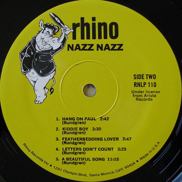 Nazz - Nazz Nazz (Vinyl, LP, Album, Reissue) Very Good Plus (VG+) / Very Good Plus (VG+)