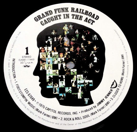 Grand Funk Railroad - Caught In The Act (Vinyl, LP, Album)
