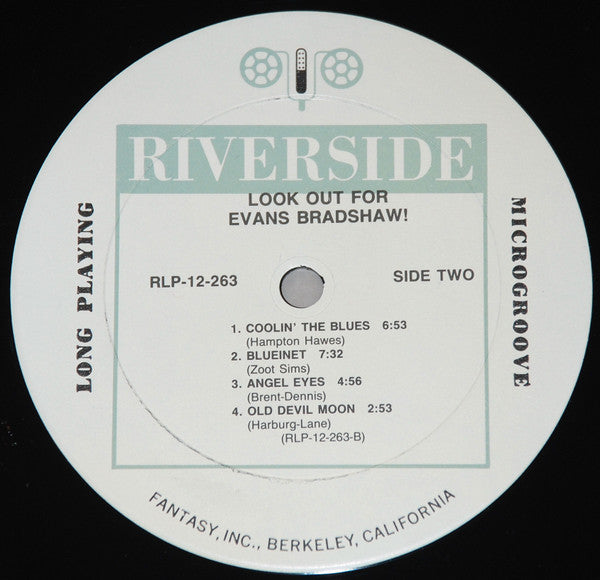 Evans Bradshaw - Look Out For Evans Bradshaw! (Vinyl, LP, Album, Reissue, Mono) Very Good Plus (VG+) / Very Good Plus (VG+)
