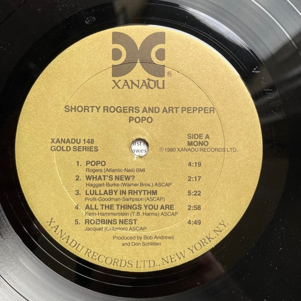Shorty Rogers - Popo (Vinyl, LP) Very Good Plus (VG+) / Very Good Plus (VG+)