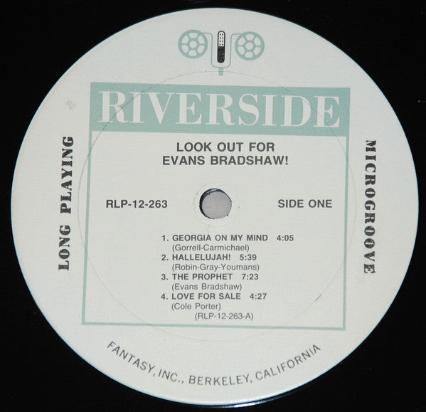 Evans Bradshaw - Look Out For Evans Bradshaw! (Vinyl, LP, Album, Reissue, Mono) Very Good Plus (VG+) / Very Good Plus (VG+)
