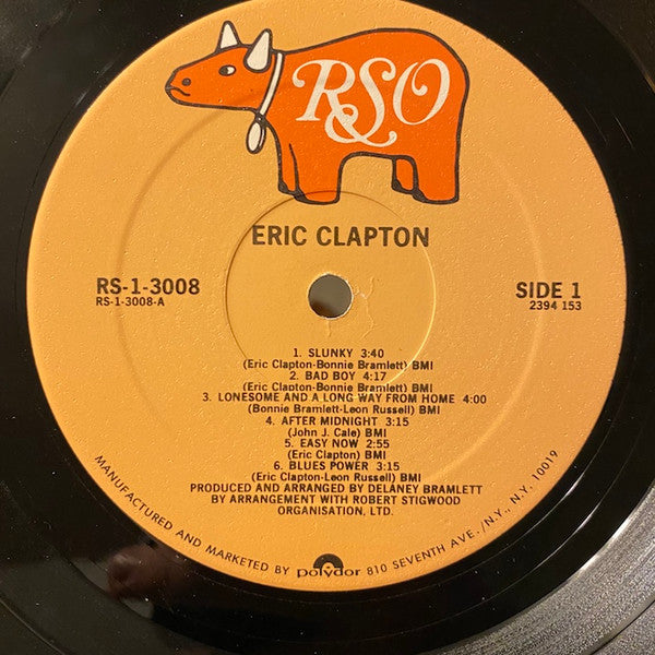 Eric Clapton - Eric Clapton (Vinyl, LP, Album, Reissue) Very Good Plus (VG+) / Very Good Plus (VG+)