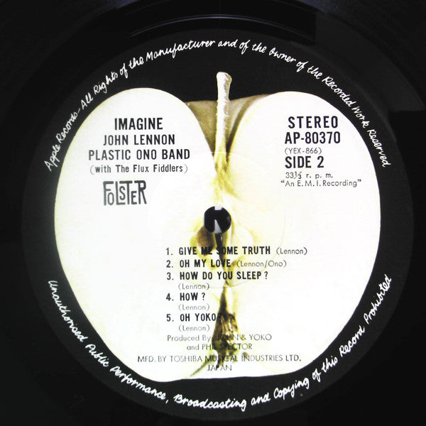 John Lennon - Imagine (Vinyl, LP, Album, Reissue) Very Good Plus (VG+) / Very Good Plus (VG+)