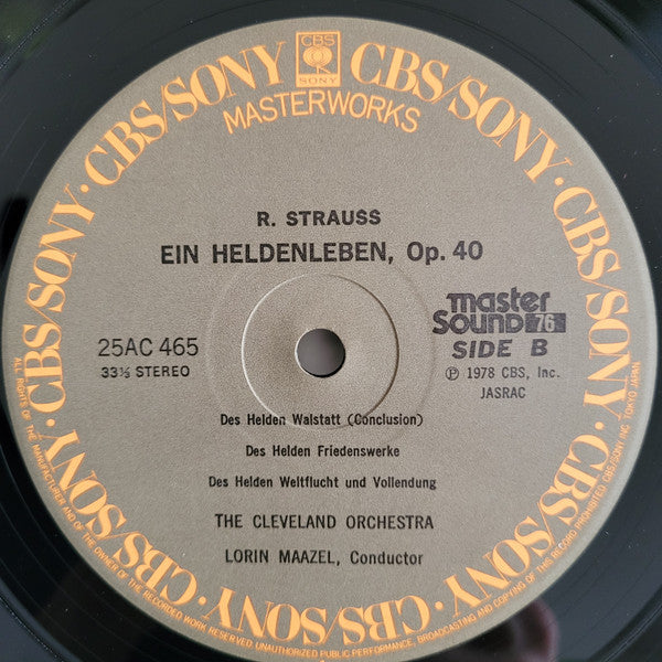 Richard Strauss - Ein Heldenleben (Vinyl, LP, Stereo)