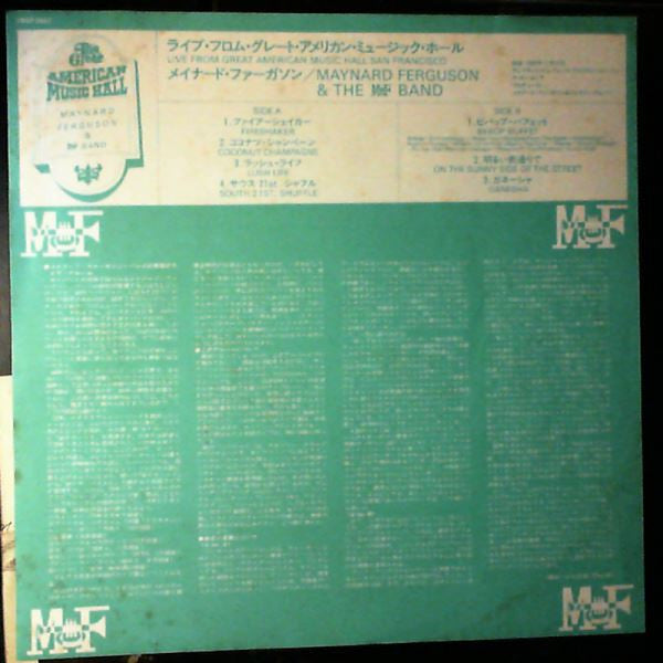 Maynard Ferguson - Live From San Francisco - From The Great American Music Hall (Vinyl, LP, Album) Near Mint (NM or M-) / Very Good Plus (VG+)