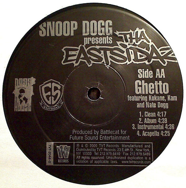 Tha Eastsidaz - Got Beef / Ghetto (Vinyl, 12") Very Good (VG) / Very Good (VG)