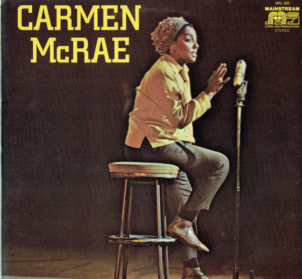 Carmen McRae - Carmen McRae (Vinyl, LP, Album, Stereo) Very Good (VG) / Very Good (VG)