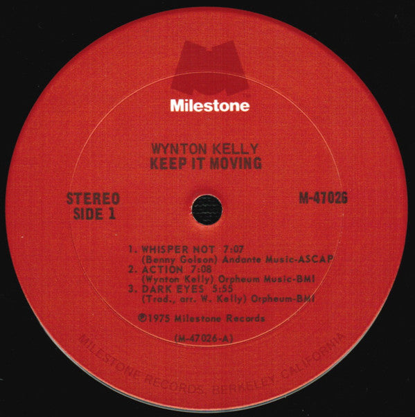 Wynton Kelly - Keep It Moving (2xVinyl, LP, Compilation, Reissue, Remastered, Stereo) Very Good (VG) / Very Good (VG)