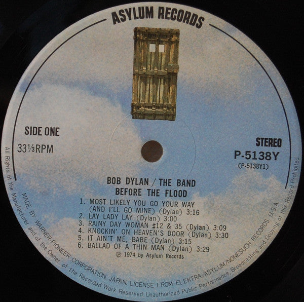 Bob Dylan - Before The Flood (Vinyl, LP, Album)