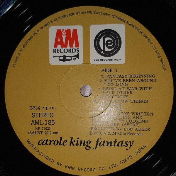Carole King - Fantasy (Vinyl, LP, Album)