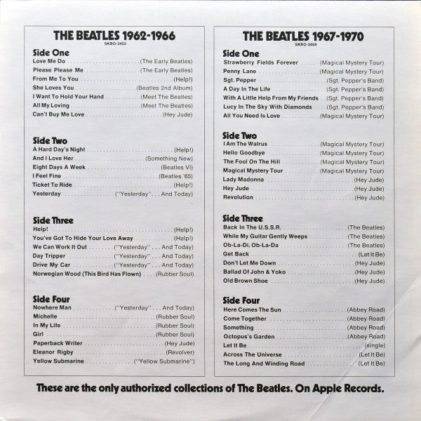 The Beatles - 1967-1970 (Vinyl, LP, Compilation, Stereo)