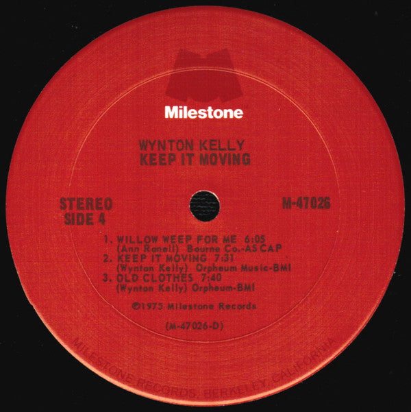 Wynton Kelly - Keep It Moving (2xVinyl, LP, Compilation, Reissue, Remastered, Stereo) Very Good (VG) / Very Good (VG)