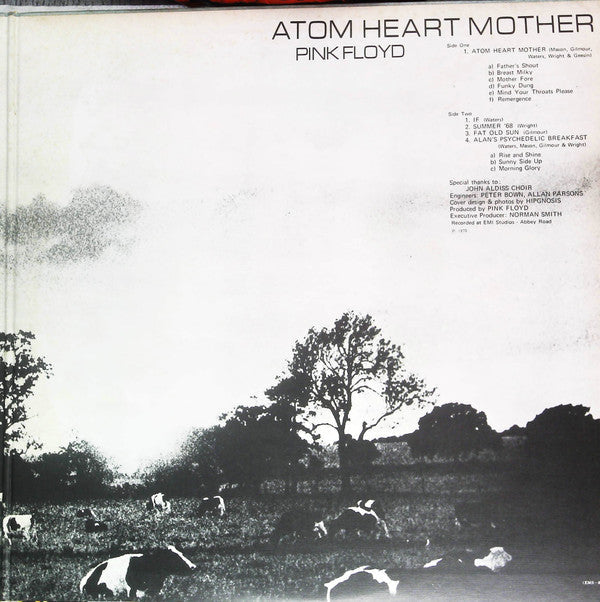 Pink Floyd - Atom Heart Mother = atomic heart mother (Vinyl, LP, Album, Reissue) Near Mint (NM or M-) / Near Mint (NM or M-)
