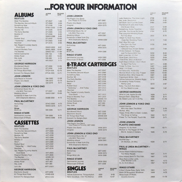 The Beatles - 1967-1970 (Vinyl, LP, Compilation, Stereo)