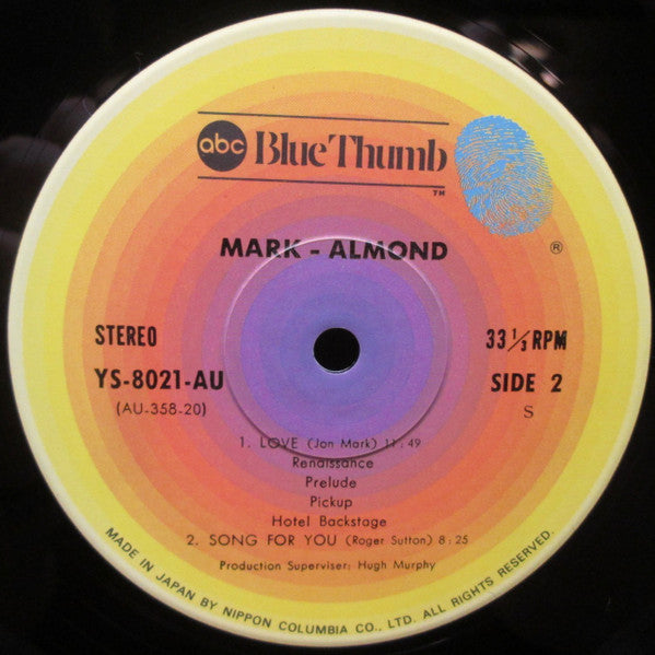 Mark-Almond - Mark-Almond (Vinyl, LP, Album, Limited Edition, Reissue) Very Good Plus (VG+) / Very Good (VG)