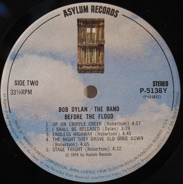 Bob Dylan - Before The Flood (Vinyl, LP, Album)