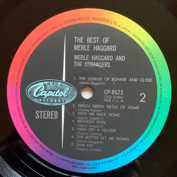 Merle Haggard - The Best Of Merle Haggard (Vinyl, LP, Compilation, Stereo) Very Good Plus (VG+) / Very Good (VG)