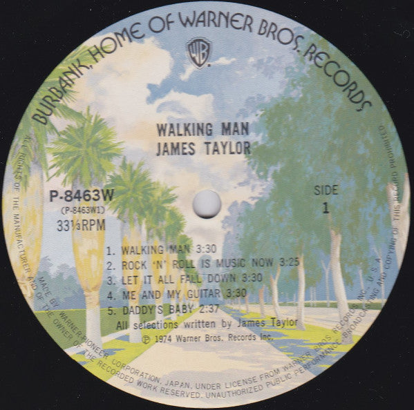 James Taylor (2) - Walking Man (Vinyl, LP, Album) Very Good Plus (VG+) / Very Good (VG)