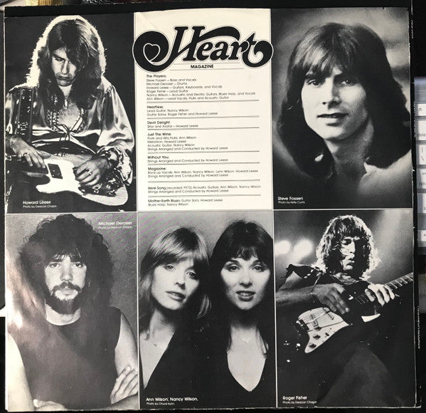 Heart - Magazine (Vinyl, LP, Album, Reissue) Very Good (VG) / Good (G)