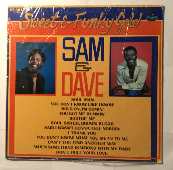 Sam & Dave - Sweet & Funky Gold (Vinyl, LP, Compilation, Stereo) Good Plus (G+) / Near Mint (NM or M-)