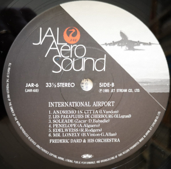 Frederic Dard & His Orchestra - International Airport (Vinyl, LP, Album) Very Good Plus (VG+) / Near Mint (NM or M-)