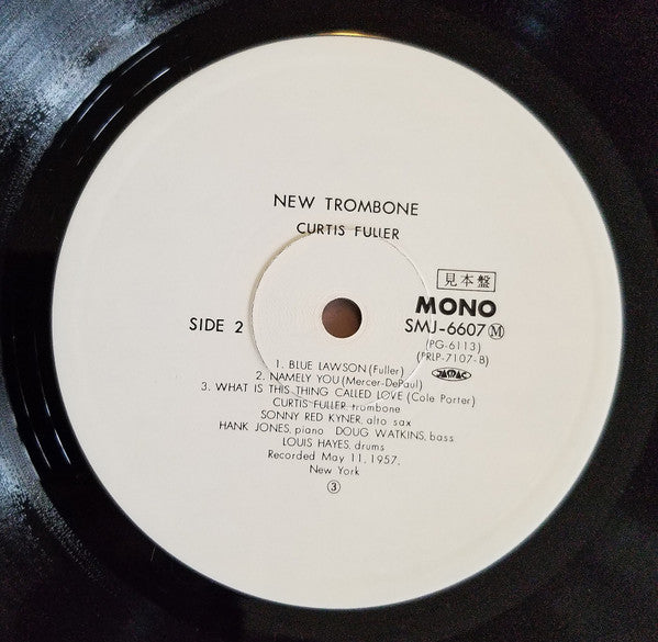 Curtis Fuller - New Trombone (Vinyl, LP, Album, Promo, Reissue, Mono) Very Good Plus (VG+) / Very Good Plus (VG+)