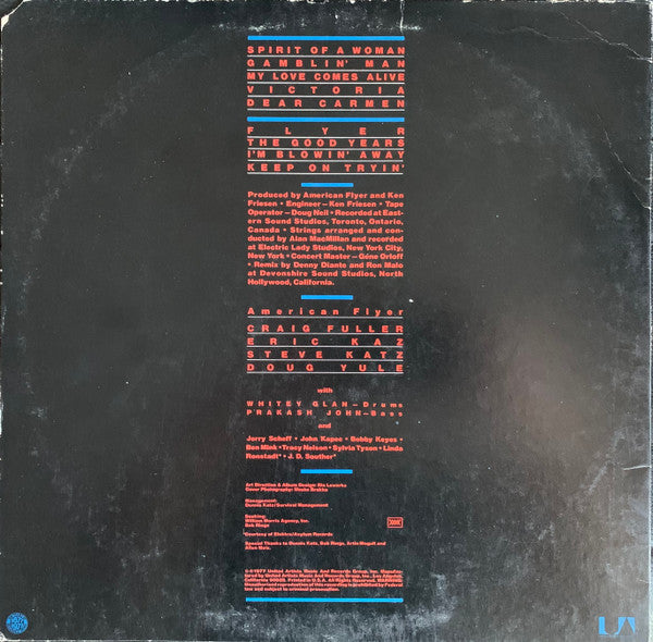 American Flyer - Spirit Of A Woman (Vinyl, LP, Album)