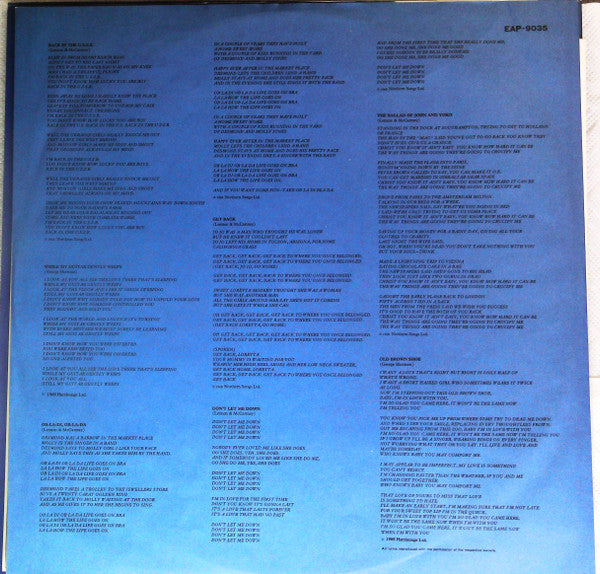 The Beatles - 1967-1970 (Vinyl, LP, Compilation, Reissue)