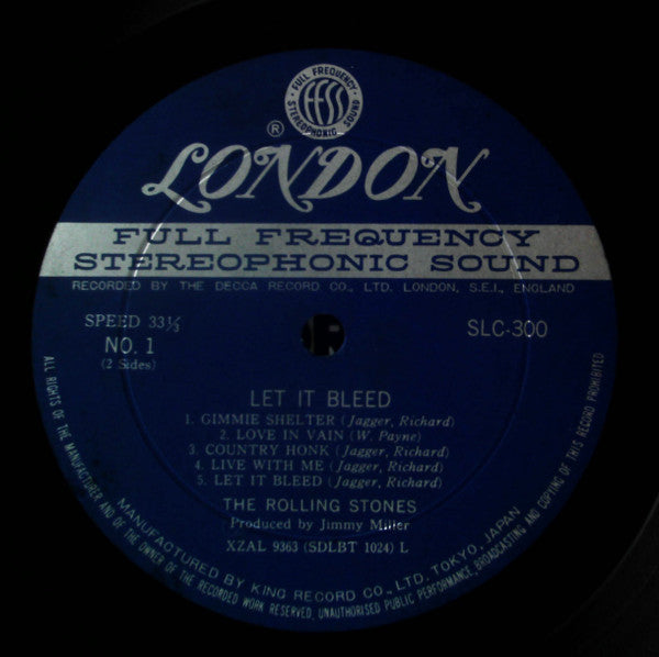 The Rolling Stones - Let It Bleed (Vinyl, LP, Album) Very Good Plus (VG+) / Very Good Plus (VG+)