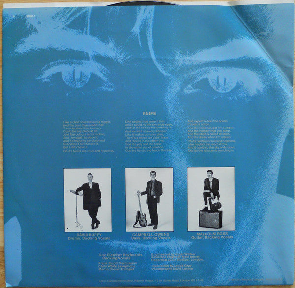Aztec Camera - Knife (Vinyl, LP, Album, Stereo) Very Good Plus (VG+) / Good Plus (G+)
