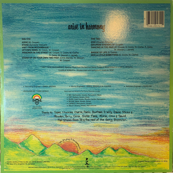 Third World - Arise In Harmony (Vinyl, LP, Album, Stereo)