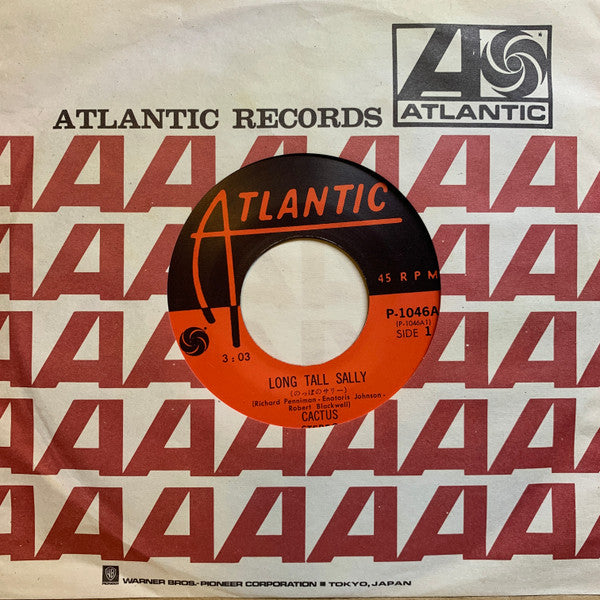 Cactus (3) - のっぽのサリー = Long Tall Sally (Vinyl, 7", 45 RPM, Single) Very Good (VG) / Very Good (VG)