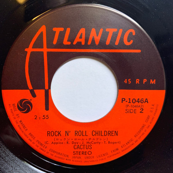 Cactus (3) - のっぽのサリー = Long Tall Sally (Vinyl, 7", 45 RPM, Single) Very Good (VG) / Very Good (VG)