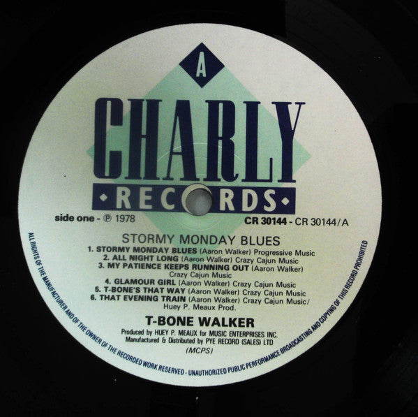 T-Bone Walker - Stormy Monday Blues (Vinyl, LP, Album, Reissue) Very Good Plus (VG+) / Very Good Plus (VG+)