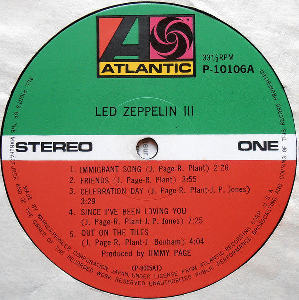 Led Zeppelin - Led Zeppelin III = レッド・ツェッペリン III (Vinyl, LP, Album,...